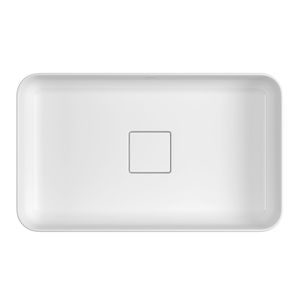 Cuba de Apoio Retangular 50cm Deca Slim Branco