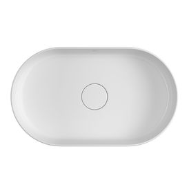 Cuba de Apoio Oval 50cm Deca Slim Branco