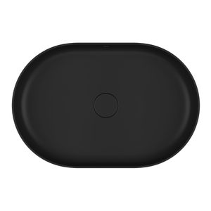 Cuba Oval de Apoio 60cm Ébano Fosco