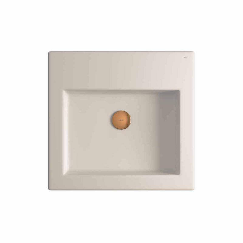 Cuba-de-Apoio-Deca-com-Mesa-Quadrada-430mm-Vanilla---Deca---L.737.40---Fundo-Branco-Produto-Principal-SKU-vista-de-cima