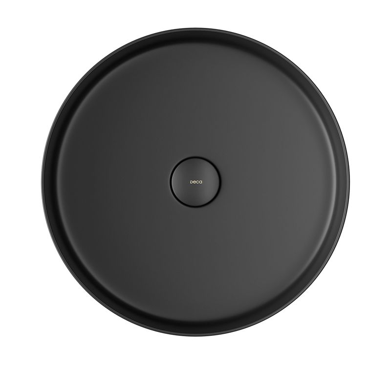 Cuba-de-Apoio-Deca-para-Cozinha-em-InoxRedonda-37cm-Black-Matte-e-Inox---Deca---LI.12037.BL.MT.VAL---Fundo-Branco-Produto-Principal-SKU-vista-de-cima