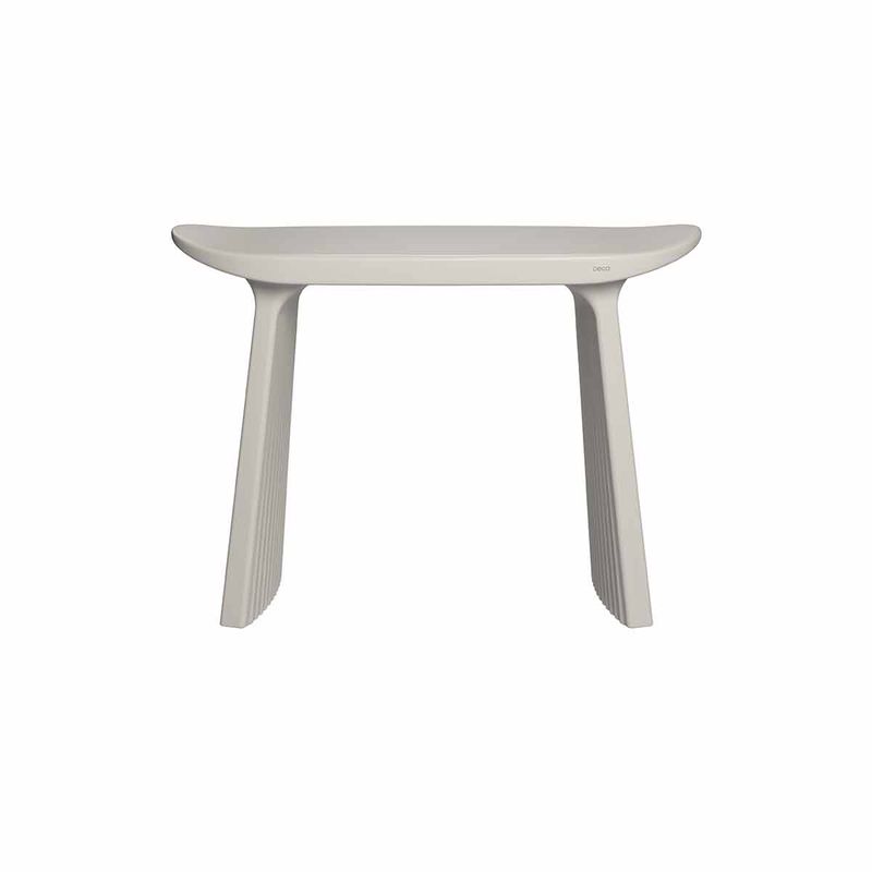 Banqueta-Deca-Pequena-Amendoa-Fosco---Deca---1006.PEQ.AMFC---Fundo-Branco-Produto-Principal-SKU-posicionada-de-frete-e-reto