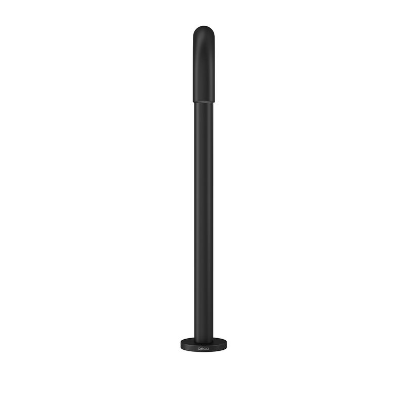 Bica-de-Mesa-Deca-M-para-Cuba-e-Lavatorio-Quadrada-You-Black-Matte---Deca---1791.BL105.MT---Fundo-Branco-Produto-Principal-SKU-posicionada-de-frete-e-reto