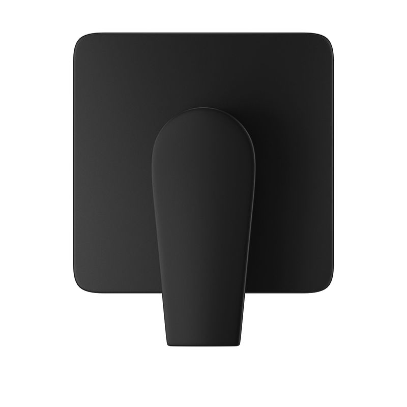 Acabamento-para-Monocomando-Deca-de-Chuveiro-para-Alta-e-Baixa-Pressao-Level-Black-Matte---Deca---4993.BL26.CHU.MT---Fundo-Branco-Produto-Principal-SKU-posicionada-de-frete-e-reto