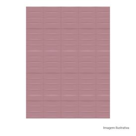 Azulejo Bella Vita Lux Soft Pink - 8cmx25cm Bold
