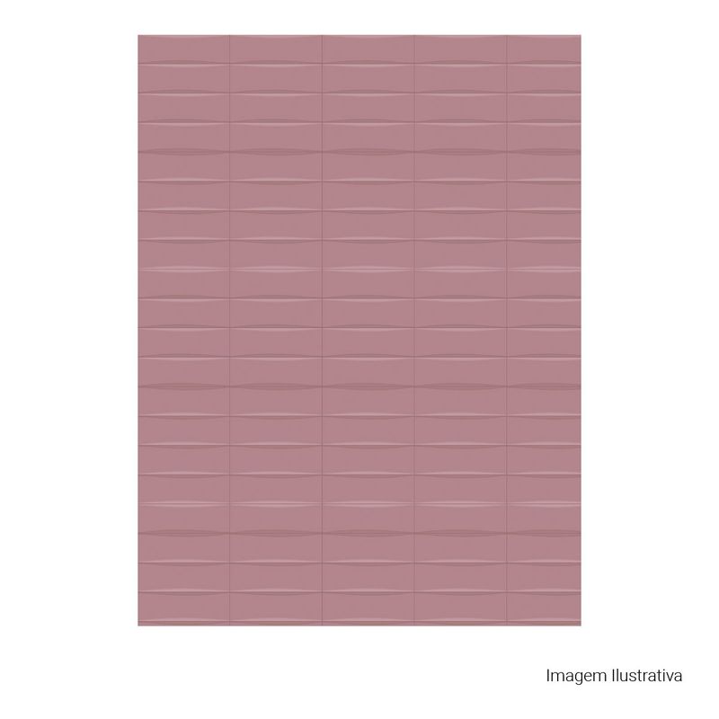 Azulejo-Bella-Vita-LuxSoft-Pink-8x25cm-Bold---Portinari---6059345A---Fundo-Branco-Produto-com-item-complementar-Quadrado-ou-Horizontal