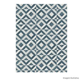 Porcelanato 30X60cm Lux Ret Blues Multicolor