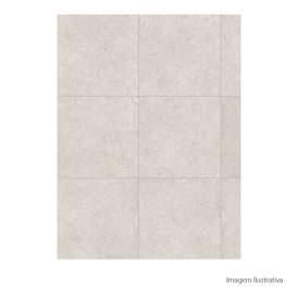 Porcelanato Pedra Hard 90x90cm Branco - Portinari Granite Wh Pietra Prime Retificado