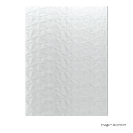 Porcelanato 30X90cm Lux Ret Prisma Branco