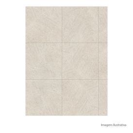 Porcelanato Polido Pedra 90x90cm Bege - Portinari Piemonte Sbe Pol Pietra Prime Retificado