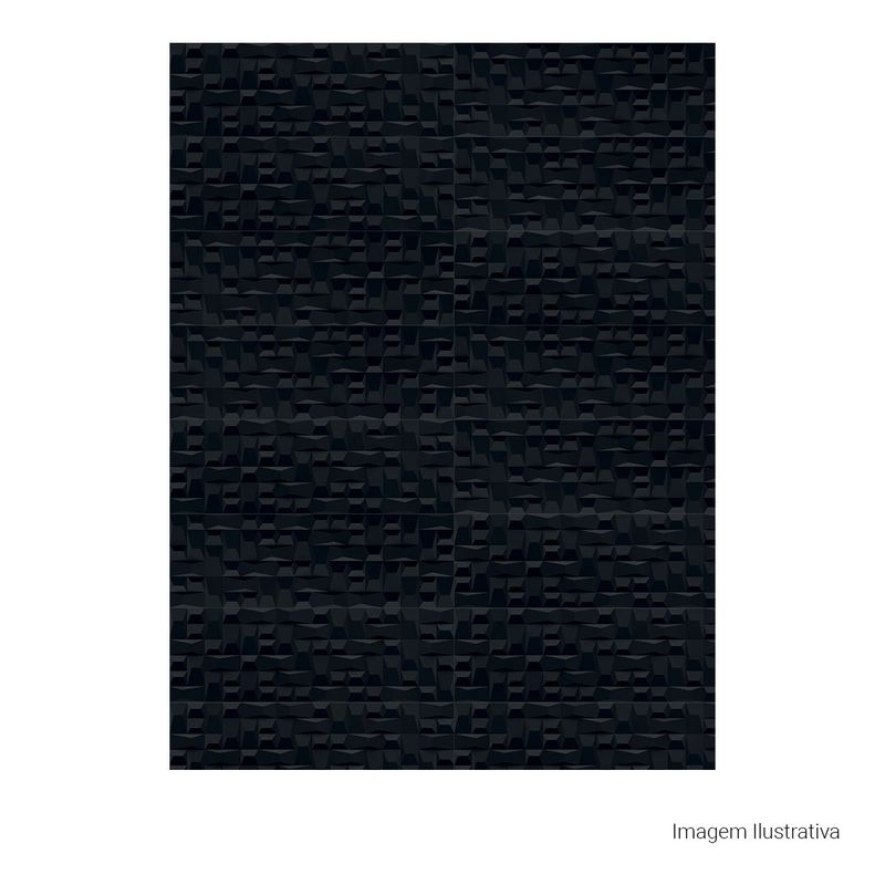 Azulejo-Sensorial-Matte-Forma-Black-33x100cm-Ret---Portinari---6060608A---Fundo-Branco-Produto-com-item-complementar-Quadrado-ou-Horizontal