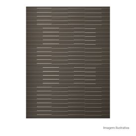 Porcelanato Decorado Matte/lux 33x100cm Metalizado - Portinari Sensorial Line Steel Gr Mlx Retificado