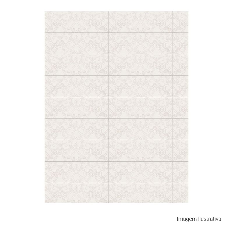 Azulejo-Wallpaper-Hd-Matte-Neo-Classico-30x90cm-Ret---Portinari---6057240A---Fundo-Branco-Produto-com-item-complementar-Quadrado-ou-Horizontal