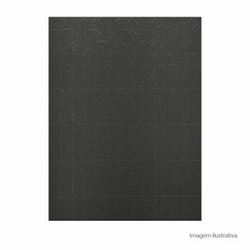 Porcelanato Monocromatico Matte/lux 30x90cm Metalizado - Portinari Evidence Origami Steel Gr Mlx Retificado