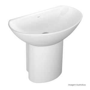 Cuba de Apoio Deca Oval 500x300mm Branco