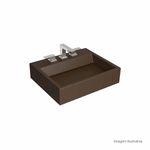 Cuba-de-Apoio-Deca-com-Mesa-e-Valvula-Oculta-Retangular-Marrom-Fosco---Deca---L.87.22---Fundo-Branco-Produto-com-item-complementar-posicionada-na-diagonal-direita-e-fechado-ou-produto-redondo