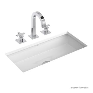 Cuba de Embutir Deca Retangular Branco