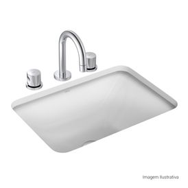 Cuba de Embutir Deca Retangular Branco