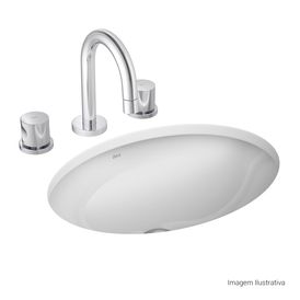 Cuba de Embutir Oval 400x300mm Deca Linha L Branco