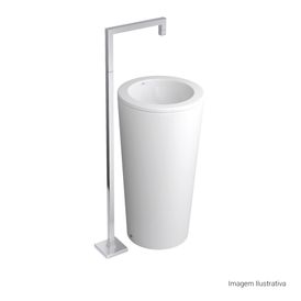 Cuba de Piso Deca Cilíndrica Branco
