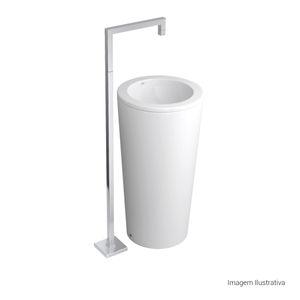 Cuba de Piso Deca Cilíndrica Branco