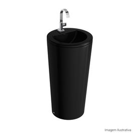 Cuba de Piso Redonda com Mesa Ébano