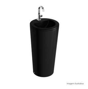 Cuba-de-Piso-Deca-com-Mesa-Redonda-Ebano---Deca---LC.1272.95---Fundo-Branco-Produto-com-item-complementar-posicionada-na-diagonal-direita-e-fechado-ou-produto-redondo