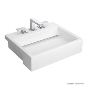 Cuba-de-Semiencaixe-Deca-com-Mesa-e-Valvula-Oculta-Retangular-Branco---Deca---L.873.17---Fundo-Branco-Produto-com-item-complementar-posicionada-na-diagonal-direita-e-fechado-ou-produto-redondo