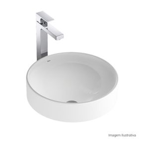 Cuba-de-Sobrepor-Deca-Redonda-400mm-Branco---Deca---L.1050.17---Fundo-Branco-Produto-com-item-complementar-posicionada-na-diagonal-direita-e-fechado-ou-produto-redondo