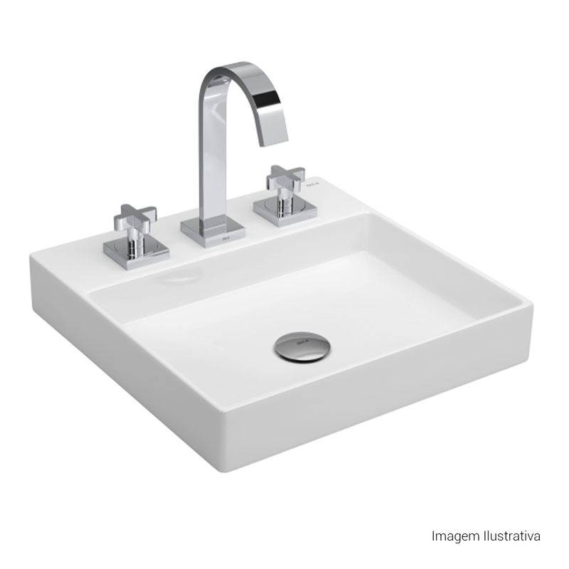 Cuba-de-Sobrepor-Deca-com-Mesa-Quadrada-Branco---Deca---L.129.17---Fundo-Branco-Produto-com-item-complementar-posicionada-na-diagonal-direita-e-fechado-ou-produto-redondo