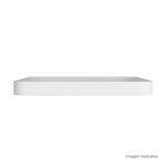 Cuba-de-Sobrepor-Deca-Quadrada-40cm-Branco---Deca---L.21040.17---Fundo-Branco-Produto-com-item-complementar-posicionada-de-frete-e-reto
