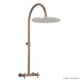 Misturador com Tubo para Chuveiro Misturador com Tubo Externo para Chuveiro Duna Clássica Corten