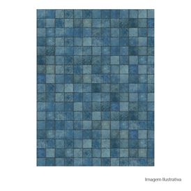 Porcelanato Pedra Hard 10x20cm Azul - Portinari Atlantis Bl Esmaltado Bold