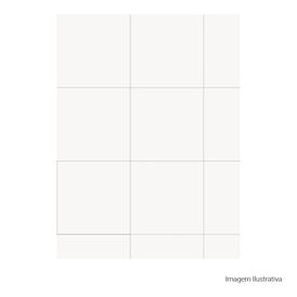 Porcelanato Monocromatico Natural 60x60cm Branco - Portinari Essence Bianco Nat Esmaltado Bold