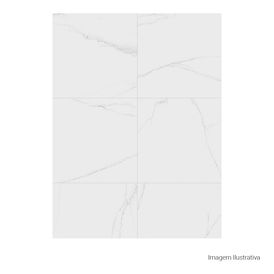 Porcelanato Lumina Acetinado White - 100cmx100cm Ret