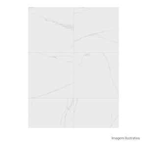 Porcelanato Lumina Acetinado White - 100cmx100cm Ret