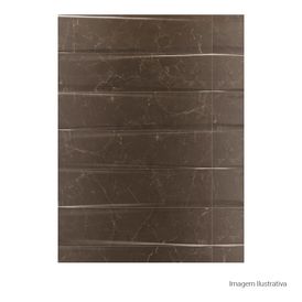 Porcelanato Acetinado Marmorizado 30x120cm Marrom - Portinari Lumina Decor Bw Act Esmaltado Retificado