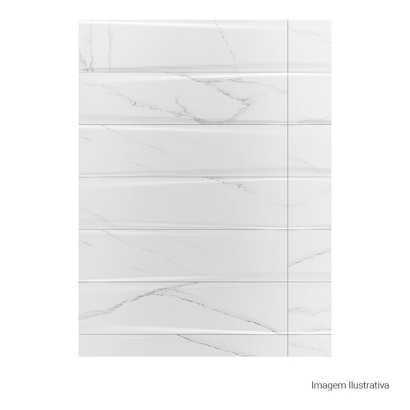 Porcelanato-Lumina-Acetinado-Decor-White-30x120cm-Ret---Portinari---6059682A---Fundo-Branco-Produto-com-item-complementar-Quadrado-ou-Horizontal