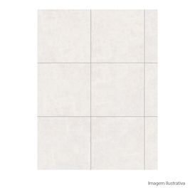 Porcelanato Acetinado Cimentício 90x90cm Branco - Portinari Portland Hd Off White Esmaltado Retificado