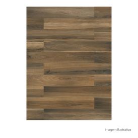 Porcelanato 20X120cm Natural Ret Tavola Marrom
