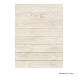 Porcelanato Acetinado Amadeirado 20x120cm Branco - Portinari Abitare Hd Wh Esmaltado Retificado