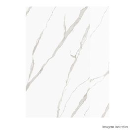 Porcelanato Apollo Polido Statuario White - 120cmx240cm Ret