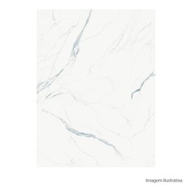 Porcelanato Marmorizado Natural 120x120cm Branco - Portinari Ballet Statuario Wh Nat Esmaltado Retificado