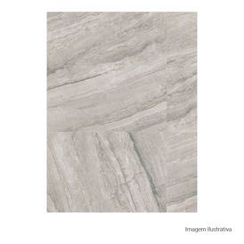 Porcelanato Marmorizado Natural 120x120cm Cinza - Portinari Blue Moon Sgr Nat Esmaltado Retificado
