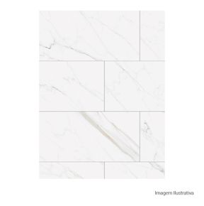 Porcelanato-Calacata-Acetinado-White-60x120cm-Ret---Portinari---6057070A---Fundo-Branco-Produto-com-item-complementar-Quadrado-ou-Horizontal