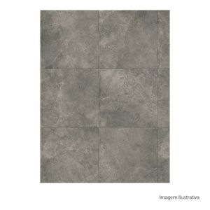 Porcelanato Cement Stone Hard Dark Gray - 90cmx90cm Ret