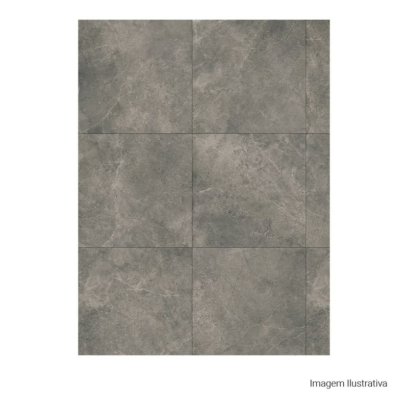Porcelanato-Cement-Stone-Hard-Dark-Gray-90x90cm-Ret---Portinari---6061127A---Fundo-Branco-Produto-com-item-complementar-Quadrado-ou-Horizontal