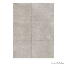 Porcelanato Pedra Hard 90x90cm Cinza - Portinari Cement Stone Gr Esmaltado Retificado