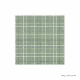Porcelanato Monocromatico Lux 5x5cm Verde - Portinari Creare Oliva Esmaltado Bold