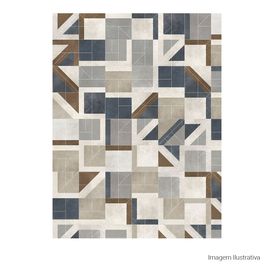 Porcelanato Cimentício Natural 20x20cm Multicolor - Portinari Dom Kit Nat Esmaltado Bold